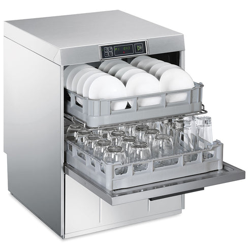 Smeg SPD512UK Undercounter Twin Basket Dishwasher 2 x 500 x 500mm Basket